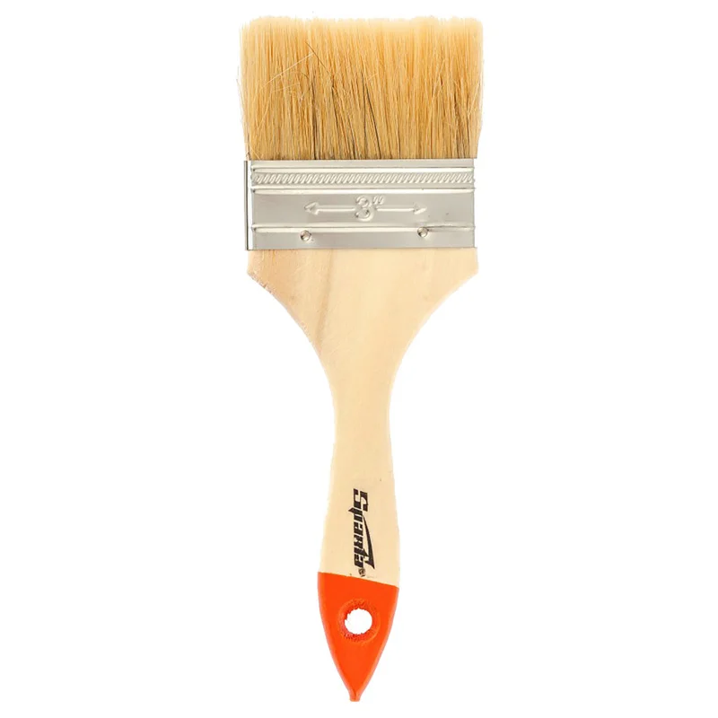 Кисть плоская SPARTA Slimline 3" (75 мм), натуральная щетина, деревянная ручка