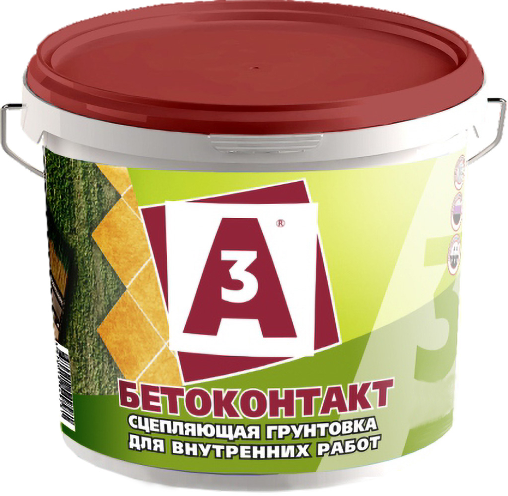 Бетоконтакт А3 грунт для внутренних работ, 6 кг