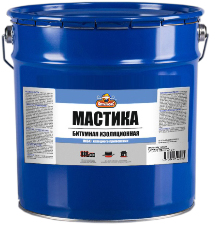 Мастика битумная изоляционная, 16 кг, ОПТИЛЮКС