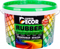 Краска резиновая Super Decor цвет №4 Дикая вишня, матовая, 3 кг