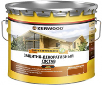 Защитно-декоративный состав ZERWOOD ZDS для древесины, калужница, 10 л