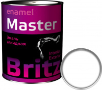 Эмаль ПФ-115 Britz Мастер, белая, литография, 0.9 кг