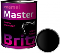 Эмаль ПФ-115 Britz Мастер, чёрная, 0.9 кг