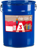 Эмаль «А3» ПФ-115 коричневая, 20 кг